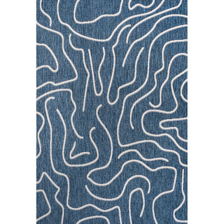 Amon Modern Coastal Organic Shapes Indoor/Outdoor Area Rug