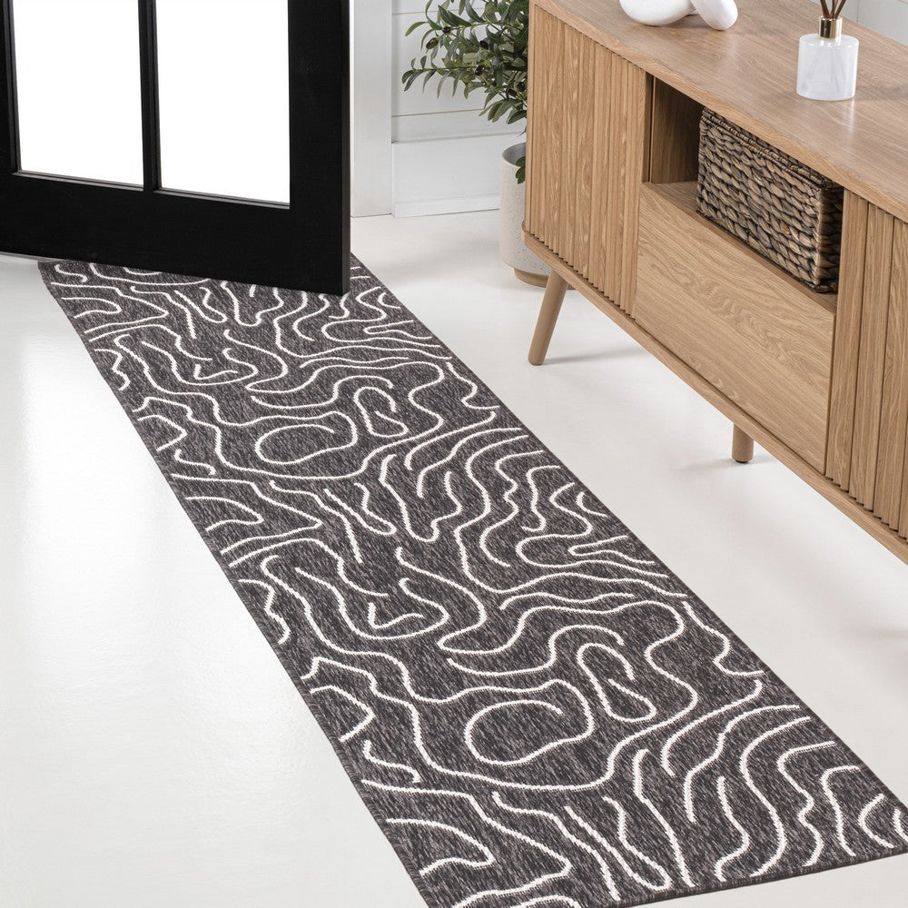 Amon Modern Coastal Organic Shapes Indoor/Outdoor Area Rug