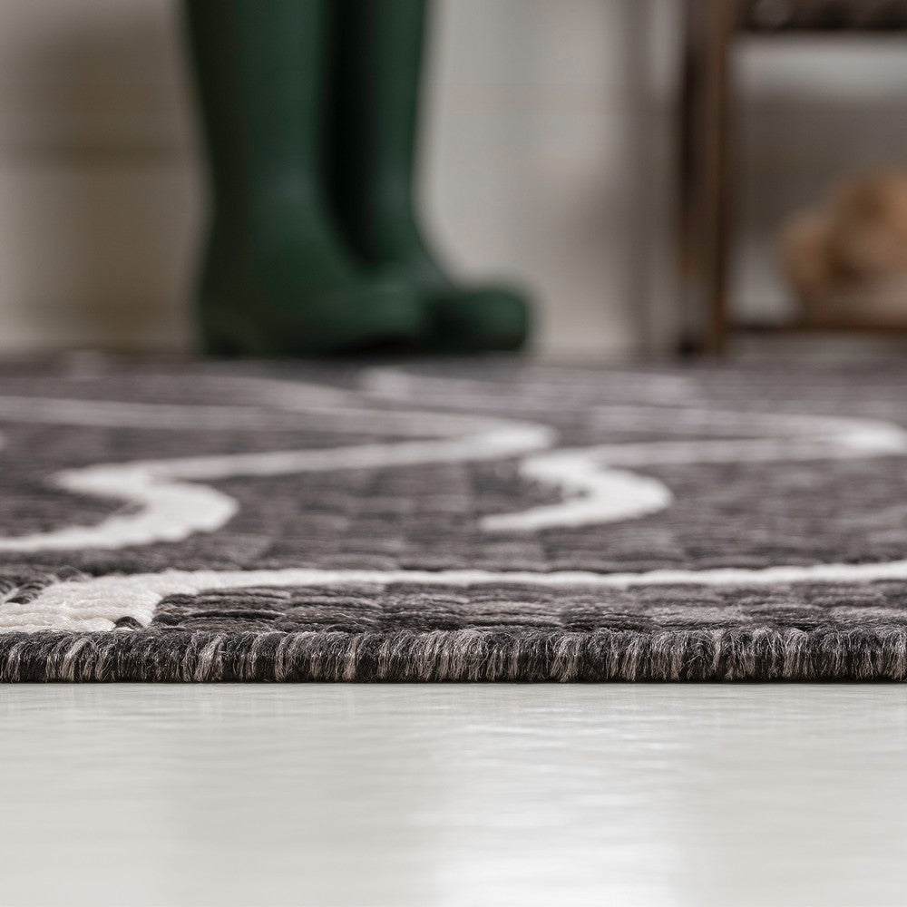 Amon Modern Coastal Organic Shapes Indoor/Outdoor Area Rug