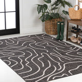 Amon Modern Coastal Organic Shapes Indoor/Outdoor Area Rug