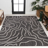 Amon Modern Coastal Organic Shapes Indoor/Outdoor Area Rug