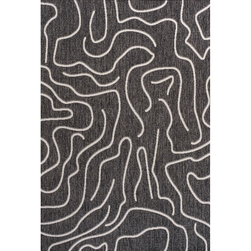 Amon Modern Coastal Organic Shapes Indoor/Outdoor Area Rug
