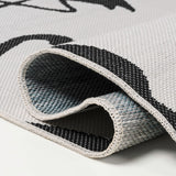 Pepper Casual Coastal Flamingos Two-tone Indoor/Outdoor Area Rug