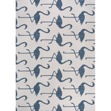 Pepper Casual Coastal Flamingos Two-tone Indoor/Outdoor Area Rug