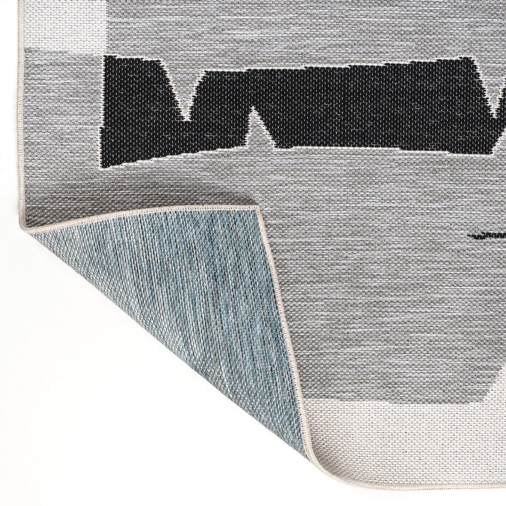 Spruce Coastal Vintage Abstract Palm Leaf Indoor/Outdoor Area Rug