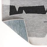 Spruce Coastal Vintage Abstract Palm Leaf Indoor/Outdoor Area Rug