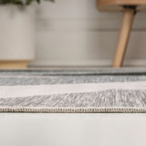 Spruce Coastal Vintage Abstract Palm Leaf Indoor/Outdoor Area Rug