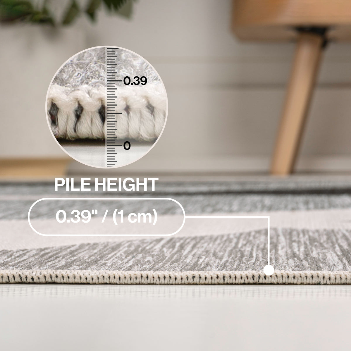 Spruce Coastal Vintage Abstract Palm Leaf Indoor/Outdoor Area Rug