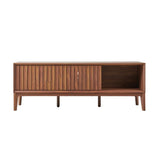 Vale 58 in. Farmhouse 3-Storage Sliding Door TV Stand Fits TVs up to 65 in. with Cable Management