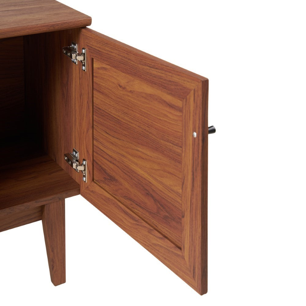 Bronte 59 in. Farmhouse Caned TV Stand with Drawer and Storage Doors Fits TVs up to 65 in. with Cable Management