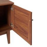 Bronte 59 in. Farmhouse Caned TV Stand with Drawer and Storage Doors Fits TVs up to 65 in. with Cable Management