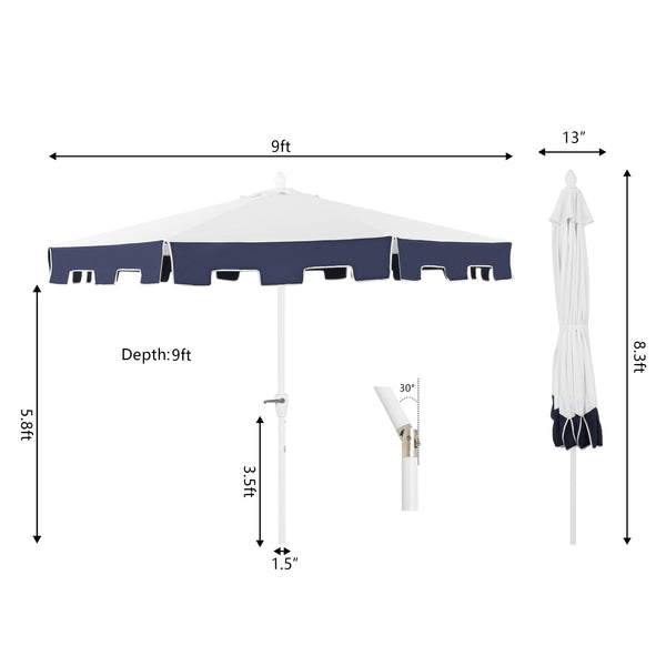 Dimension Image White/Navy