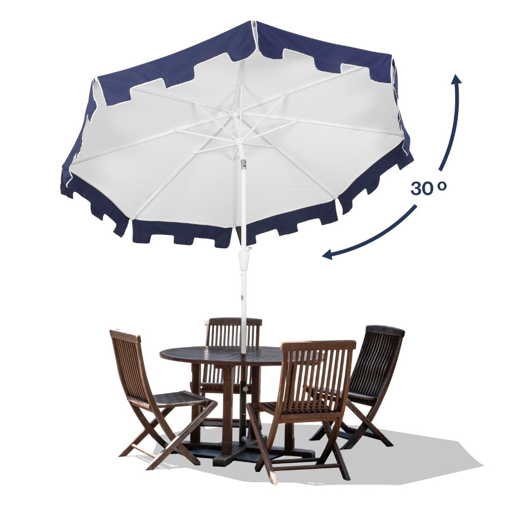 Ackerman 9 ft. Classic Mid-Century Market Patio Umbrella