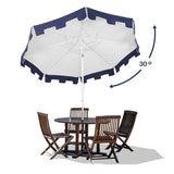 Ackerman 9 ft. Classic Mid-Century Market Patio Umbrella
