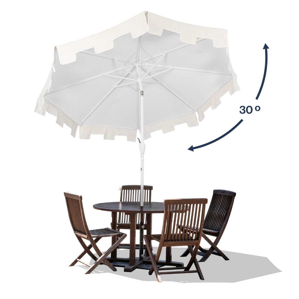 Ackerman 9 ft. Classic Mid-Century Market Patio Umbrella