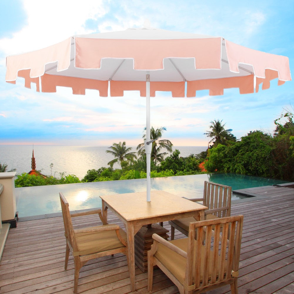 Ackerman 9 ft. Classic Mid-Century Market Patio Umbrella