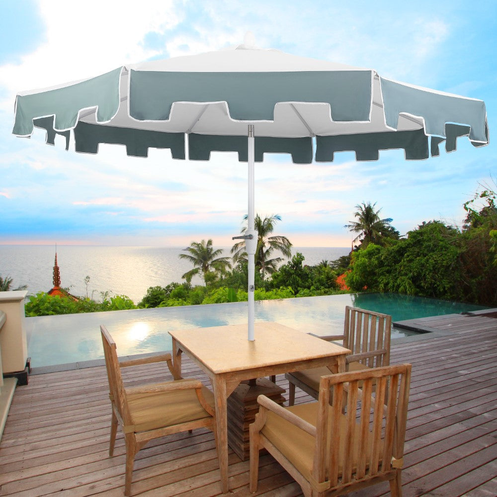 Ackerman 9 ft. Classic Mid-Century Market Patio Umbrella