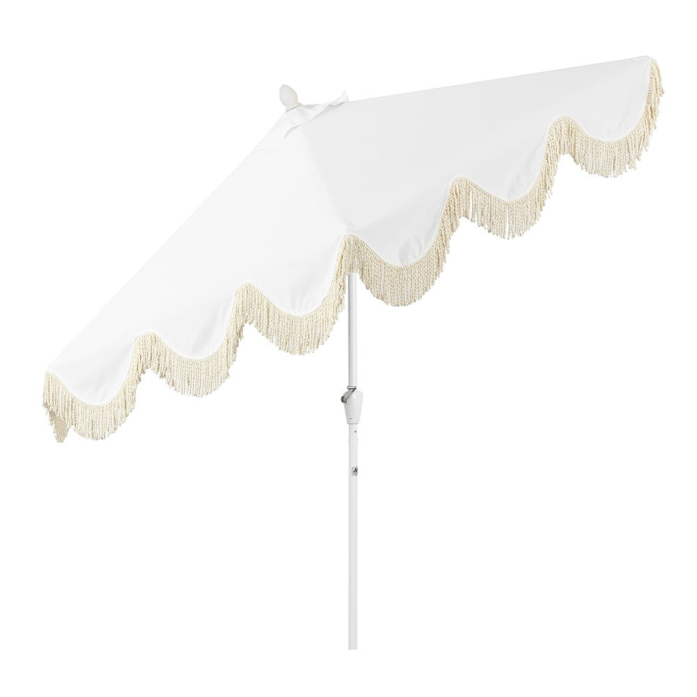 Gavin 9 ft. Classic Cottage Tassel Market Patio Umbrella