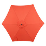 Gavin 9 ft. Classic Cottage Tassel Market Patio Umbrella