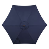 Gavin 9 ft. Classic Cottage Tassel Market Patio Umbrella