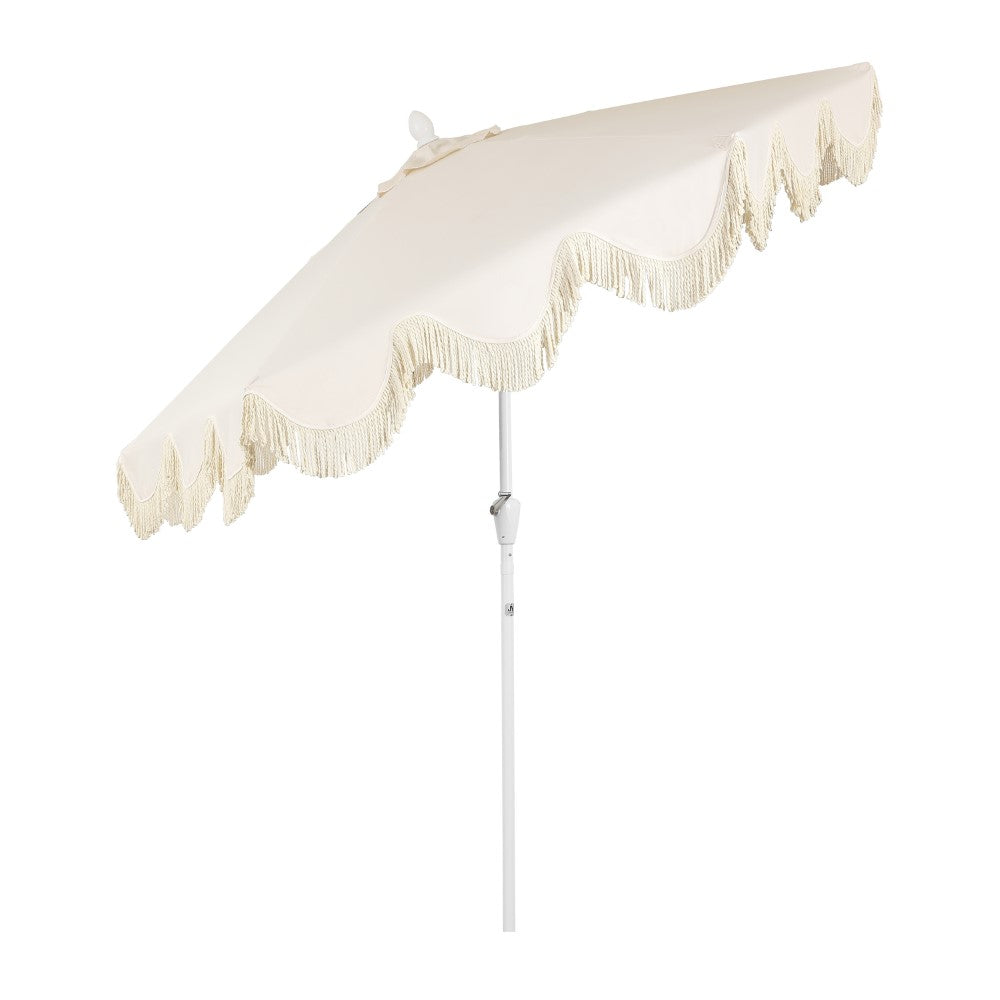 Gavin 9 ft. Classic Cottage Tassel Market Patio Umbrella
