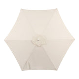 Gavin 9 ft. Classic Cottage Tassel Market Patio Umbrella