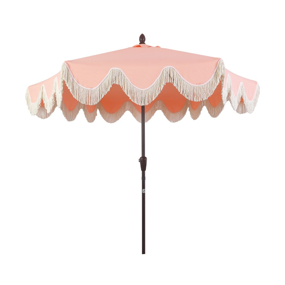Gavin 9 ft. Classic Cottage Tassel Market Patio Umbrella
