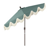 Gavin 9 ft. Classic Cottage Tassel Market Patio Umbrella