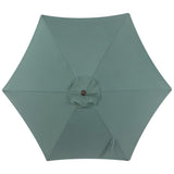 Gavin 9 ft. Classic Cottage Tassel Market Patio Umbrella