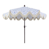 Gavin 9 ft. Classic Cottage Tassel Market Patio Umbrella
