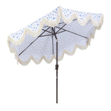 Gavin 9 ft. Classic Cottage Tassel Market Patio Umbrella