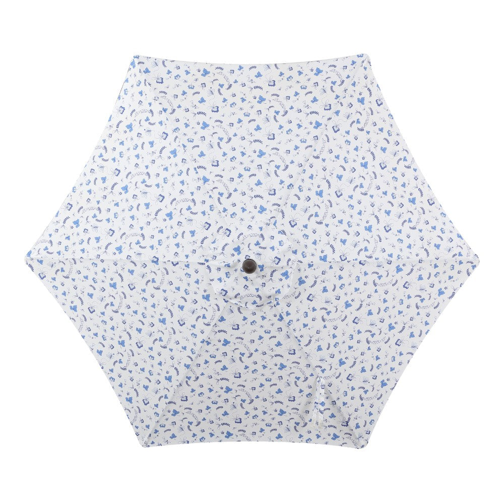 Gavin 9 ft. Classic Cottage Tassel Market Patio Umbrella