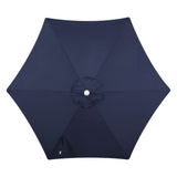 Gavin 9 ft. Classic Cottage Tassel Market Patio Umbrella