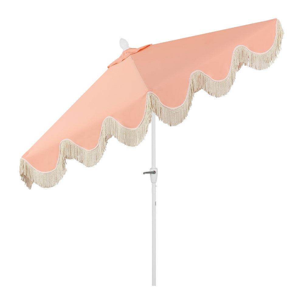 Gavin 9 ft. Classic Cottage Tassel Market Patio Umbrella