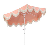Gavin 9 ft. Classic Cottage Tassel Market Patio Umbrella
