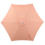 Gavin 9 ft. Classic Cottage Tassel Market Patio Umbrella