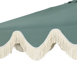 Gavin 9 ft. Classic Cottage Tassel Market Patio Umbrella