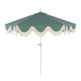 Gavin 9 ft. Classic Cottage Tassel Market Patio Umbrella