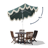 Gavin 9 ft. Classic Cottage Tassel Market Patio Umbrella