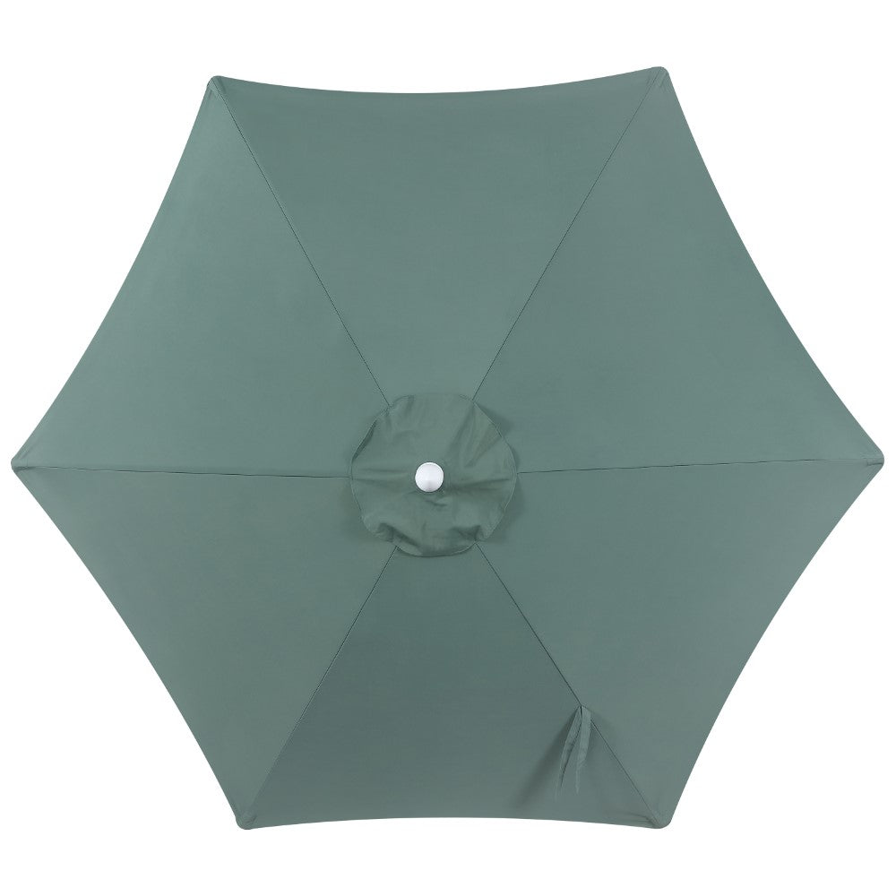 Gavin 9 ft. Classic Cottage Tassel Market Patio Umbrella
