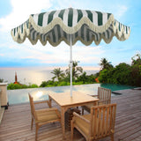 Gavin 9 ft. Classic Cottage Tassel Market Patio Umbrella