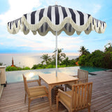 Gavin 9 ft. Classic Cottage Tassel Market Patio Umbrella
