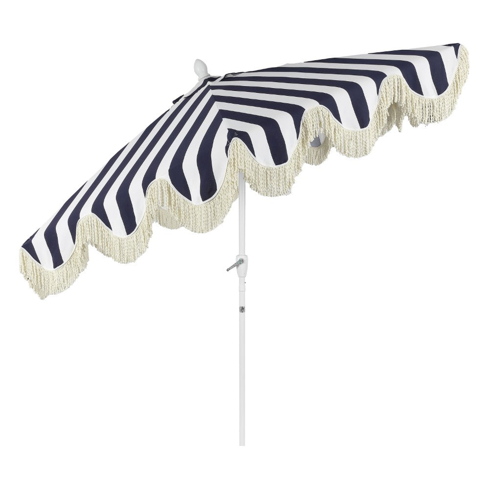 Gavin 9 ft. Classic Cottage Tassel Market Patio Umbrella