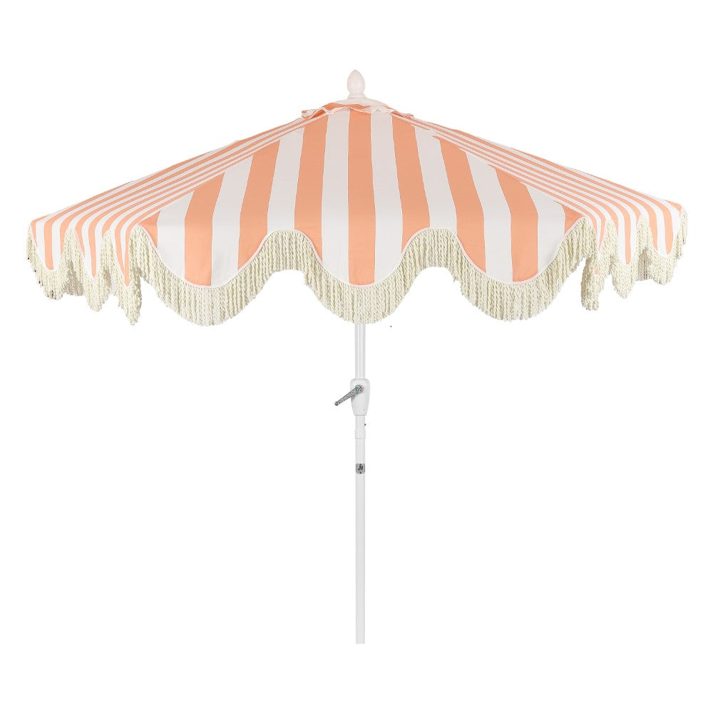 Gavin 9 ft. Classic Cottage Tassel Market Patio Umbrella
