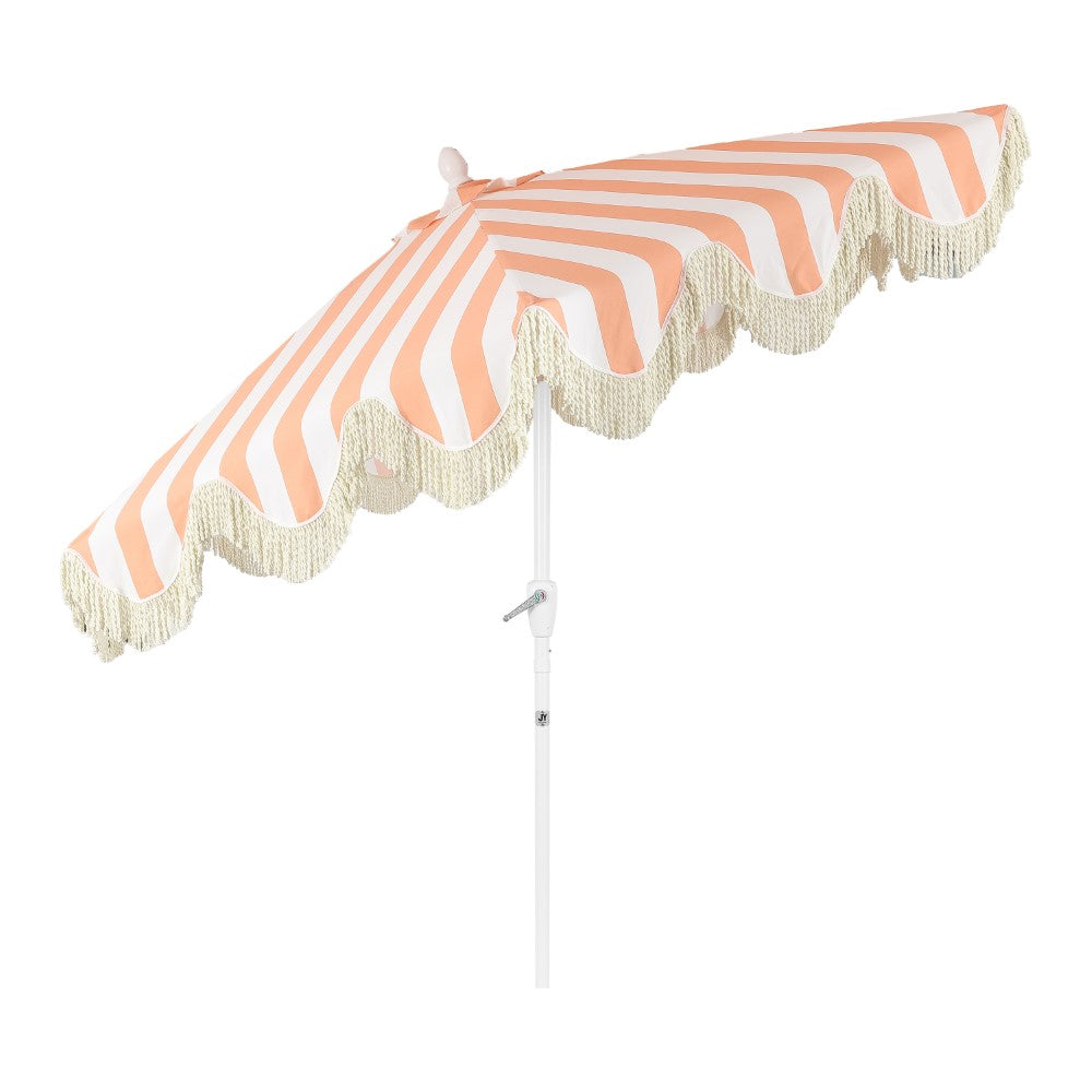 Gavin 9 ft. Classic Cottage Tassel Market Patio Umbrella