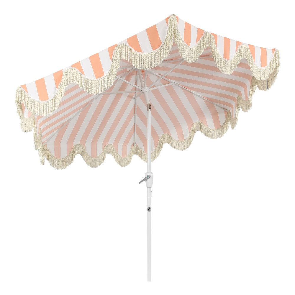 Gavin 9 ft. Classic Cottage Tassel Market Patio Umbrella