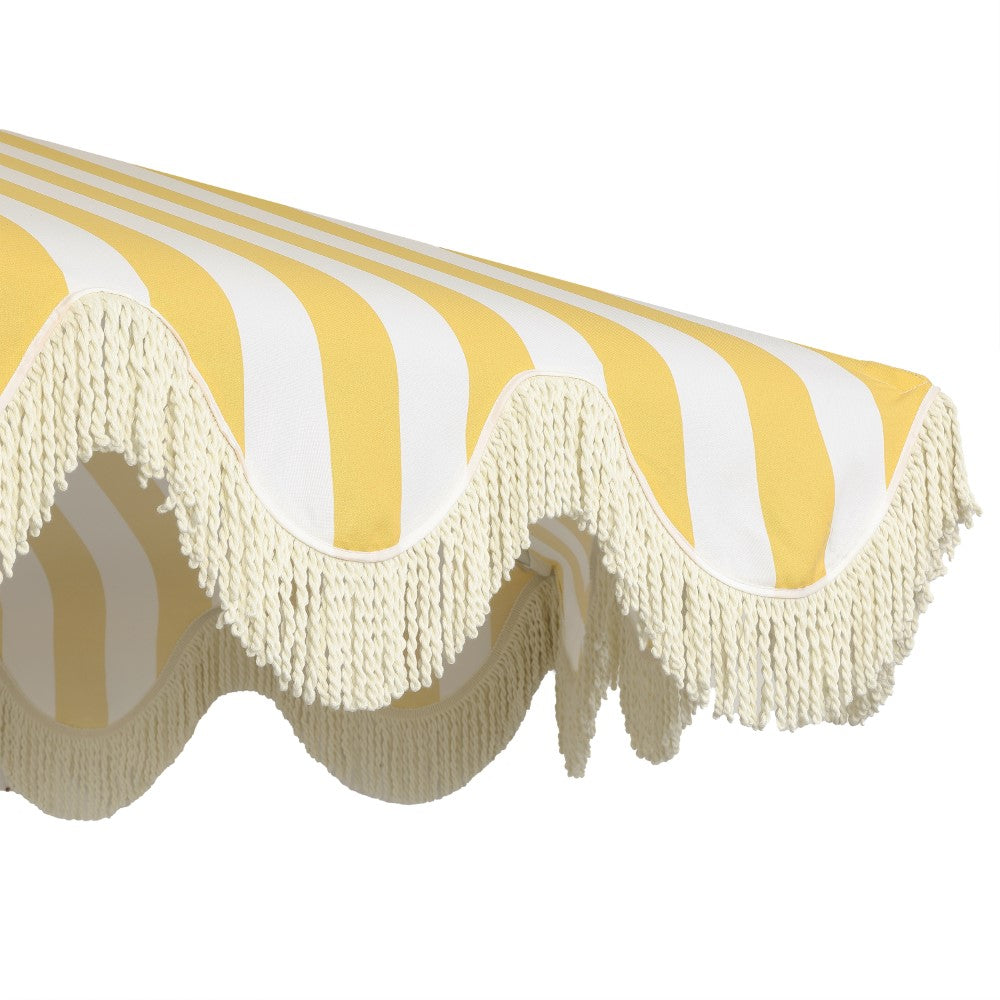 Gavin 9 ft. Classic Cottage Tassel Market Patio Umbrella