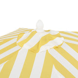 Gavin 9 ft. Classic Cottage Tassel Market Patio Umbrella