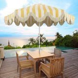 Gavin 9 ft. Classic Cottage Tassel Market Patio Umbrella