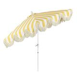 Gavin 9 ft. Classic Cottage Tassel Market Patio Umbrella